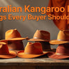 Professional header image for list-based article: Australian Kangaroo Hats: 7 Things Every Buyer Should Know