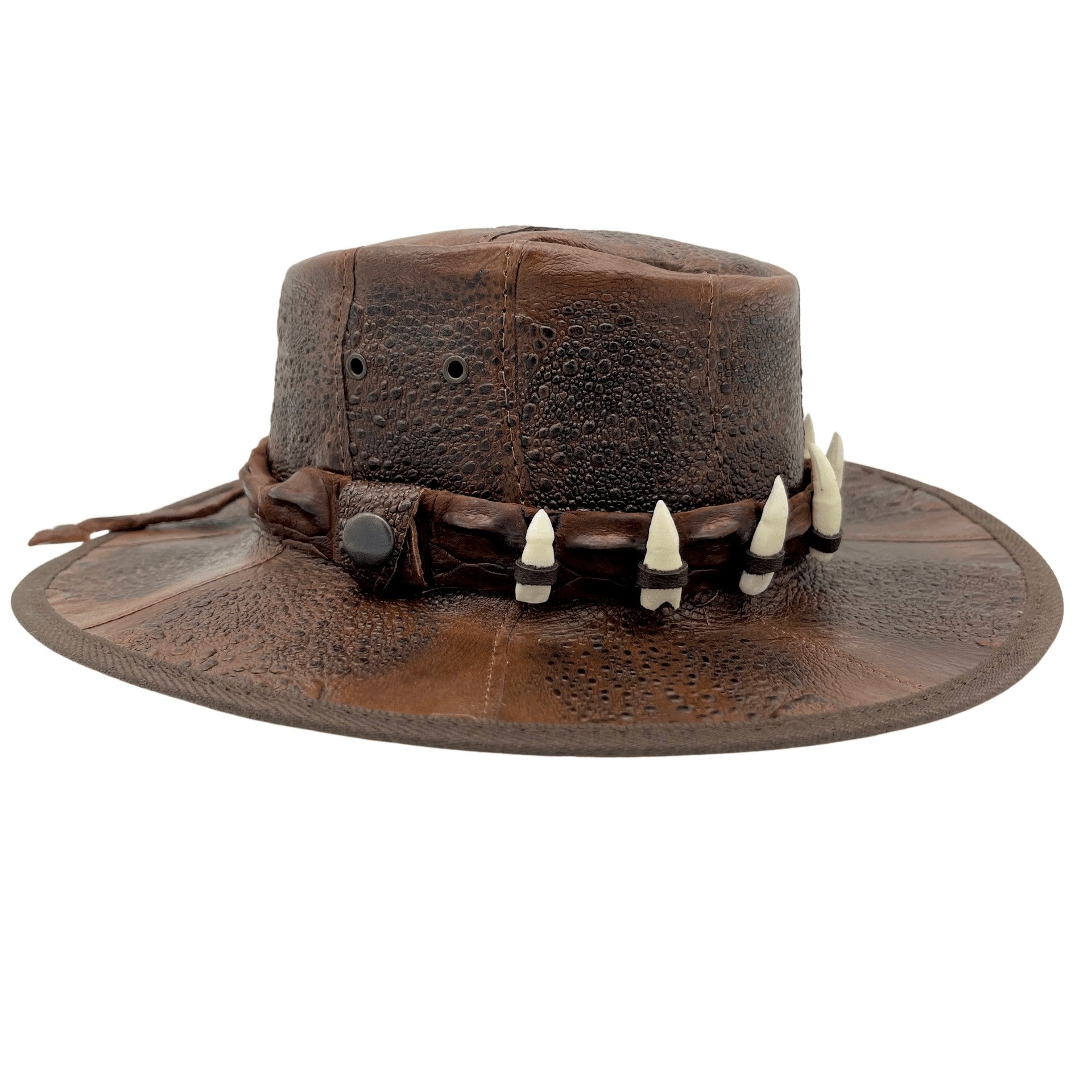Jacaru with Croc Teeth Outback Cane Toad Hat