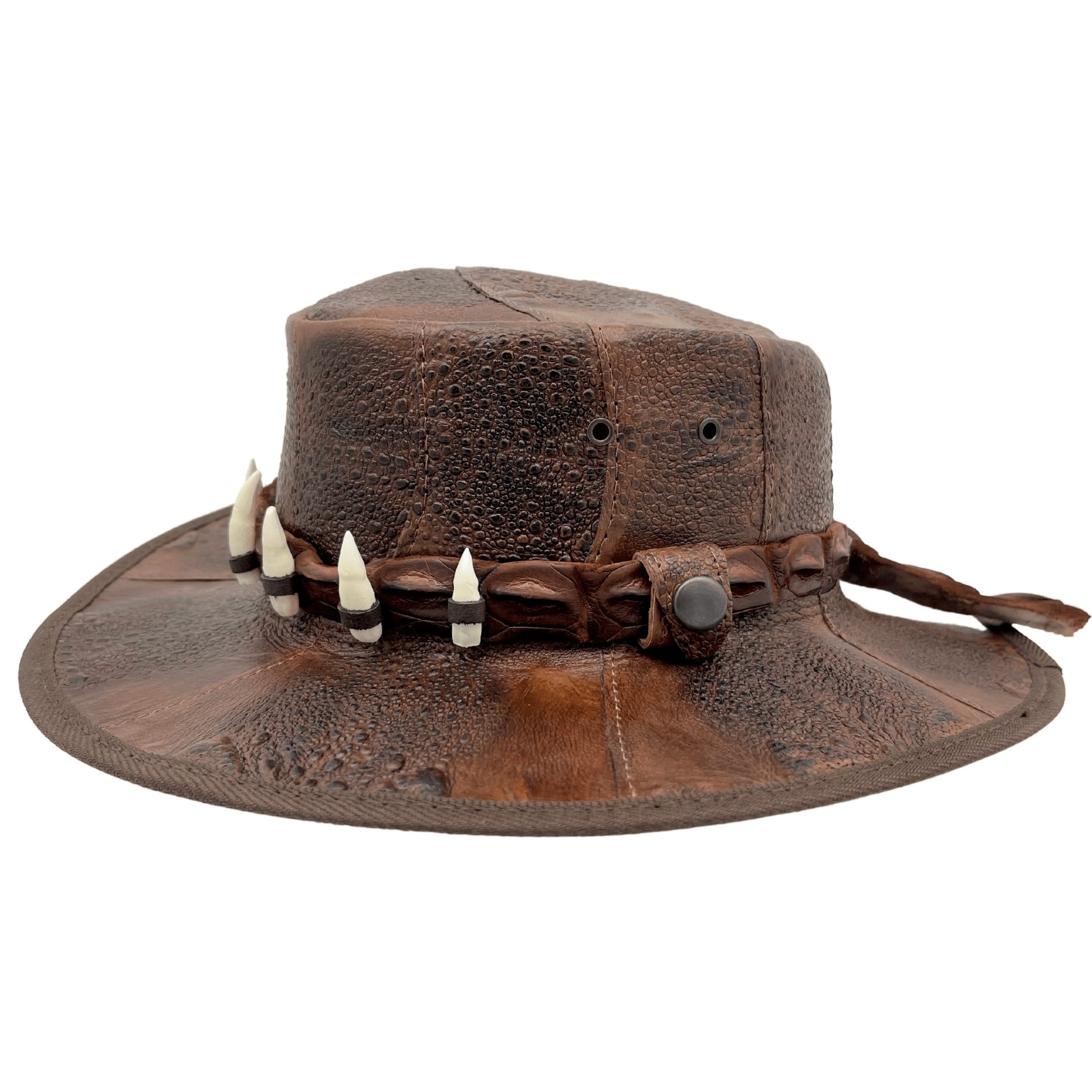 Jacaru with Croc Teeth Outback Cane Toad Hat