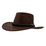 Jacaru 1018 Kangaroo Bushranger Hat Chestnut Brown