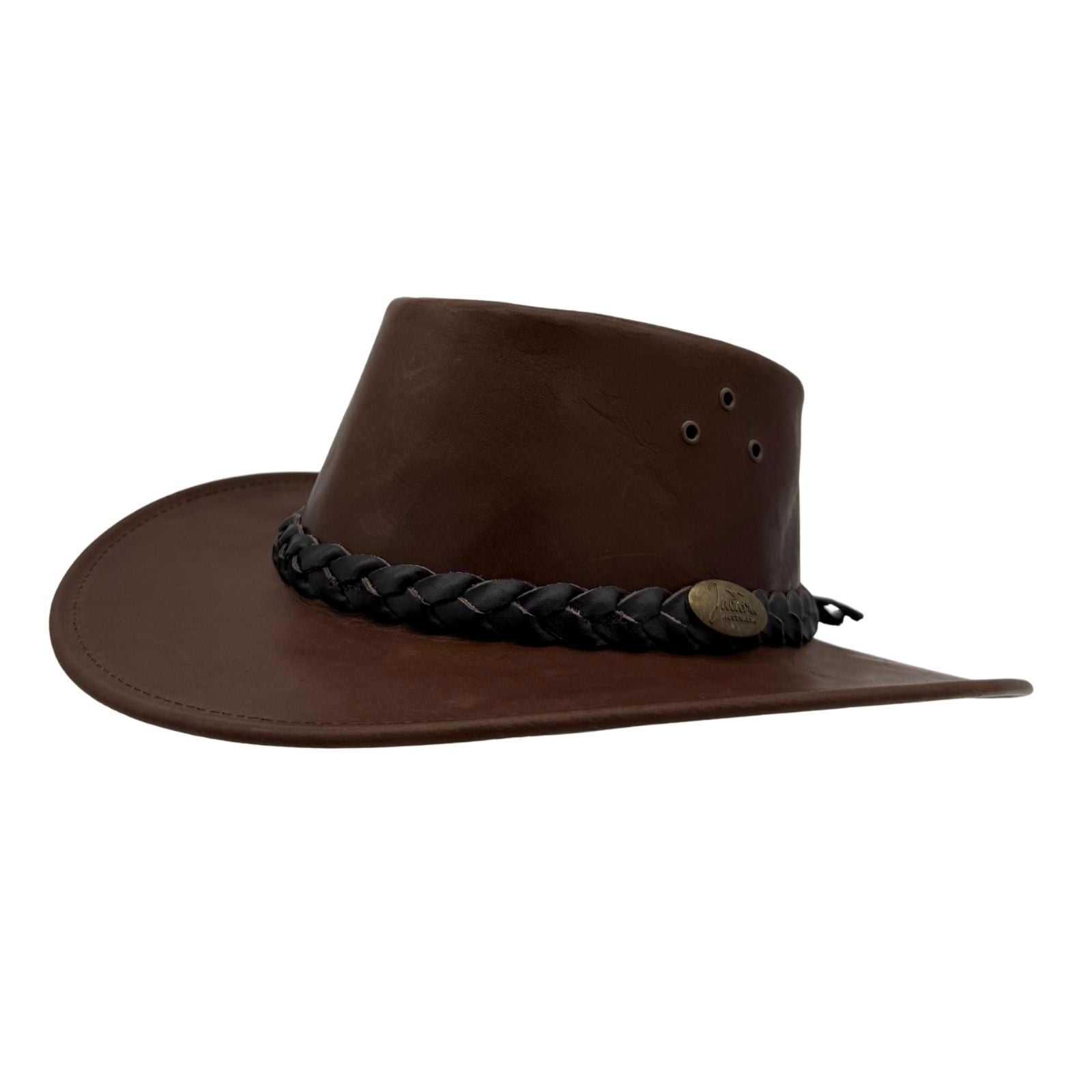 Jacaru 1018 Kangaroo Bushranger Hat Chestnut Brown