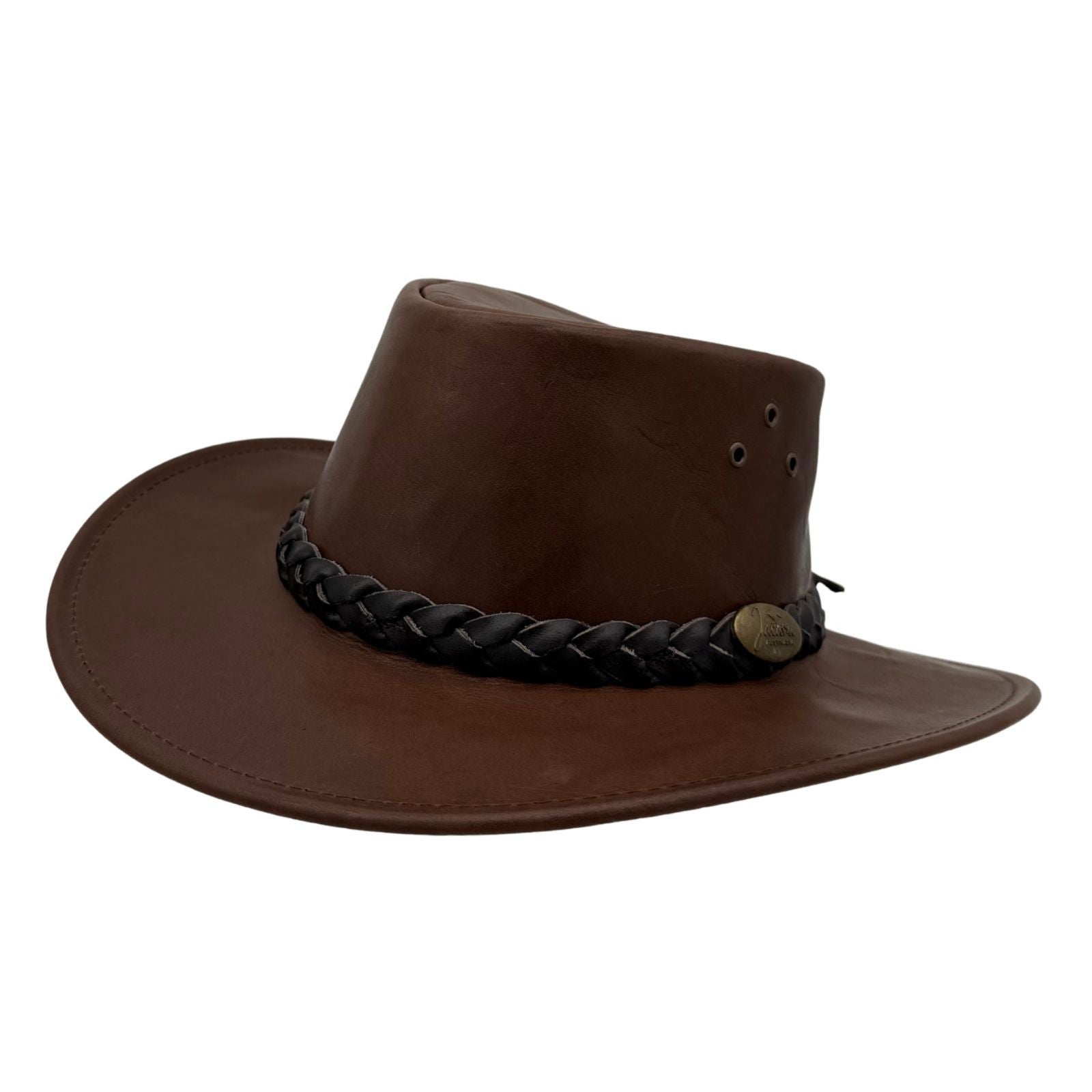 Jacaru 1018 Kangaroo Bushranger Hat Chestnut Brown