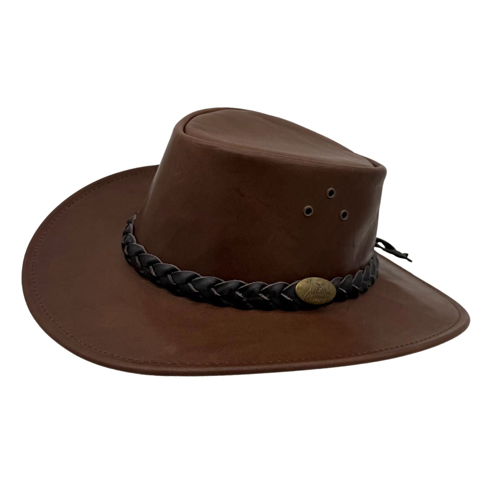 Jacaru 1018 Kangaroo Bushranger Hat Chestnut Brown