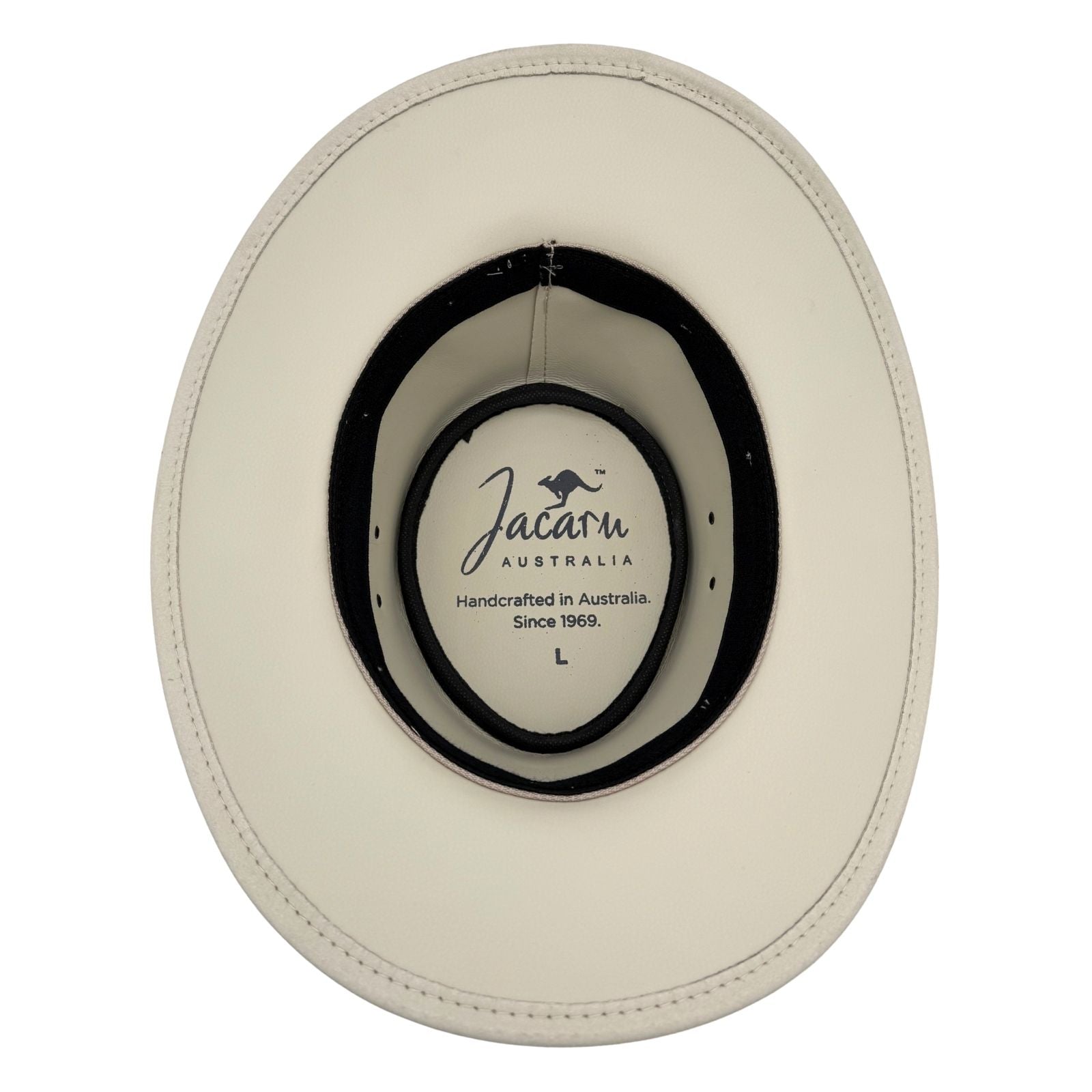 Jacaru 1180 Sand Soaker Hat with Jacaru Australia branding on a white background