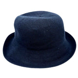 navy Jacaru 1506 Knitted Bucket Hat - Large Brim