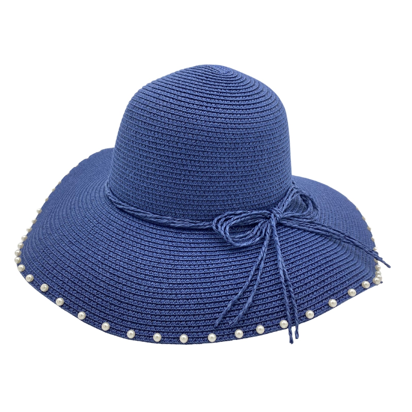 Navy Jacaru 1763 Round Pearls Hat