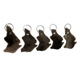 Jacaru 6415M Key Ring Australia Map Kangaroo Fur (5-pack)