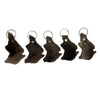 Jacaru 6415M Key Ring Australia Map Kangaroo Fur (5-pack)
