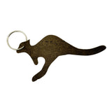 Jacaru 6526M Key Ring Kangaroo Shape 5-pack