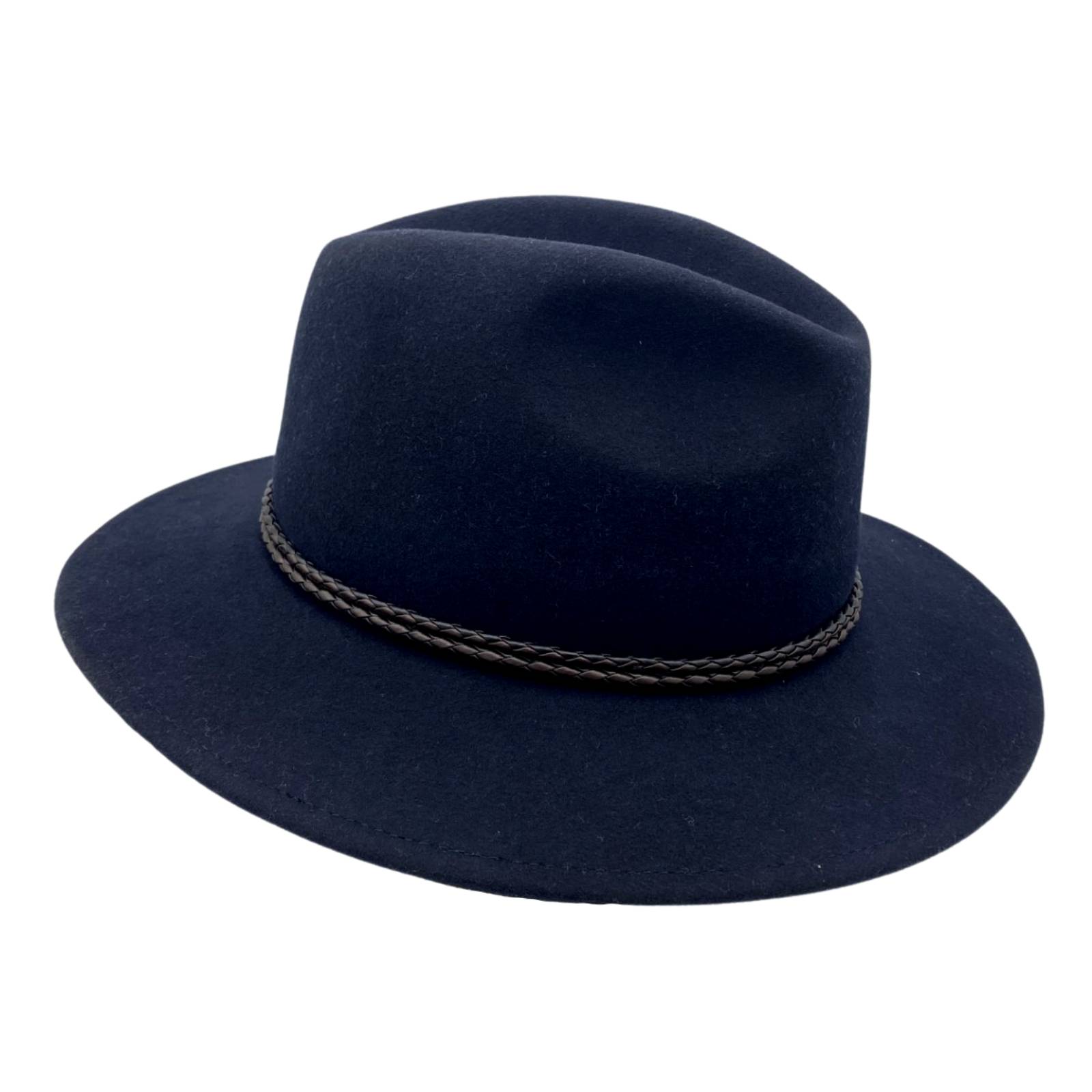 Navy Jacaru 1847 Outback Fedora