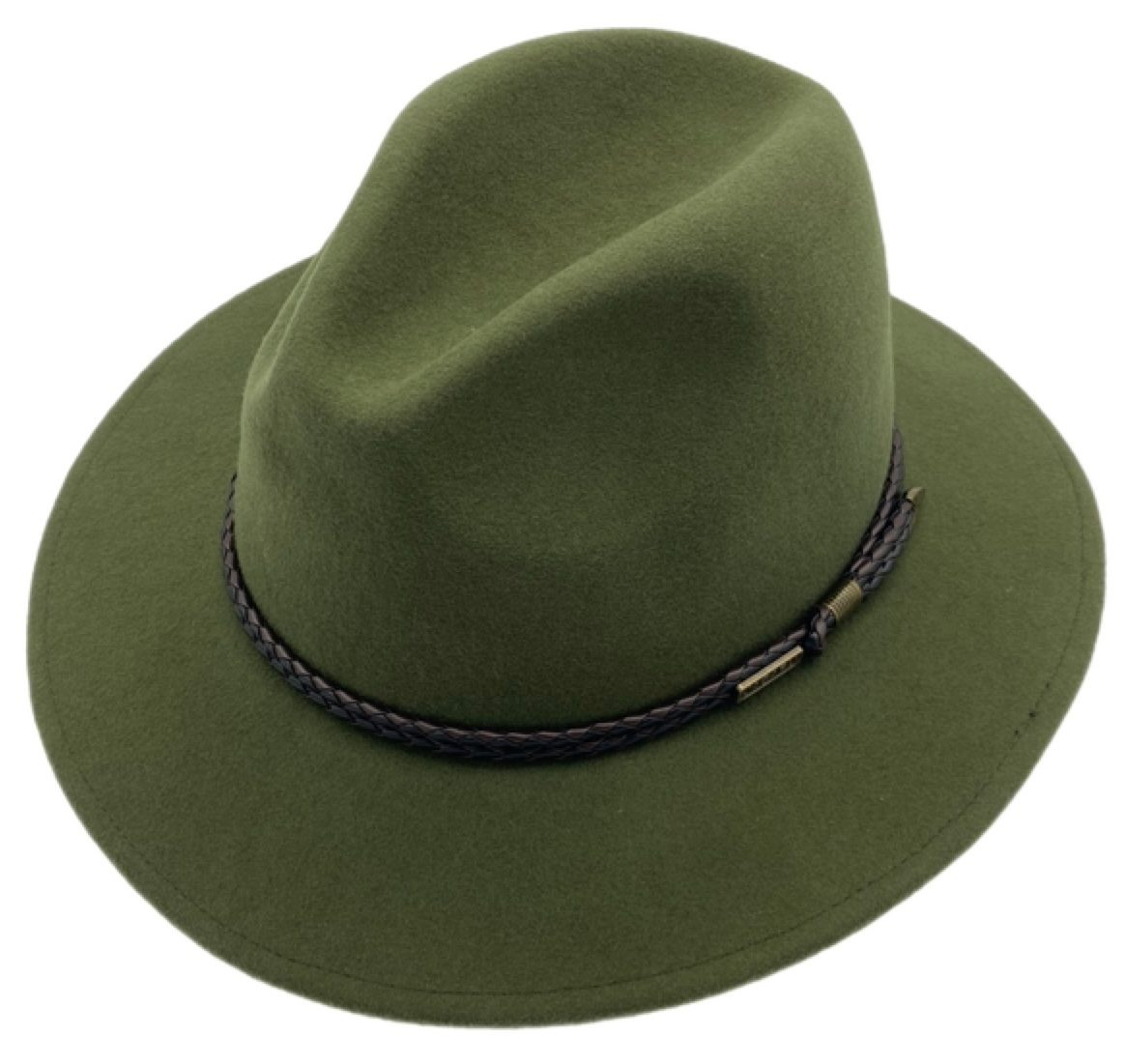 Chive Green Jacaru 1847 Outback Fedora