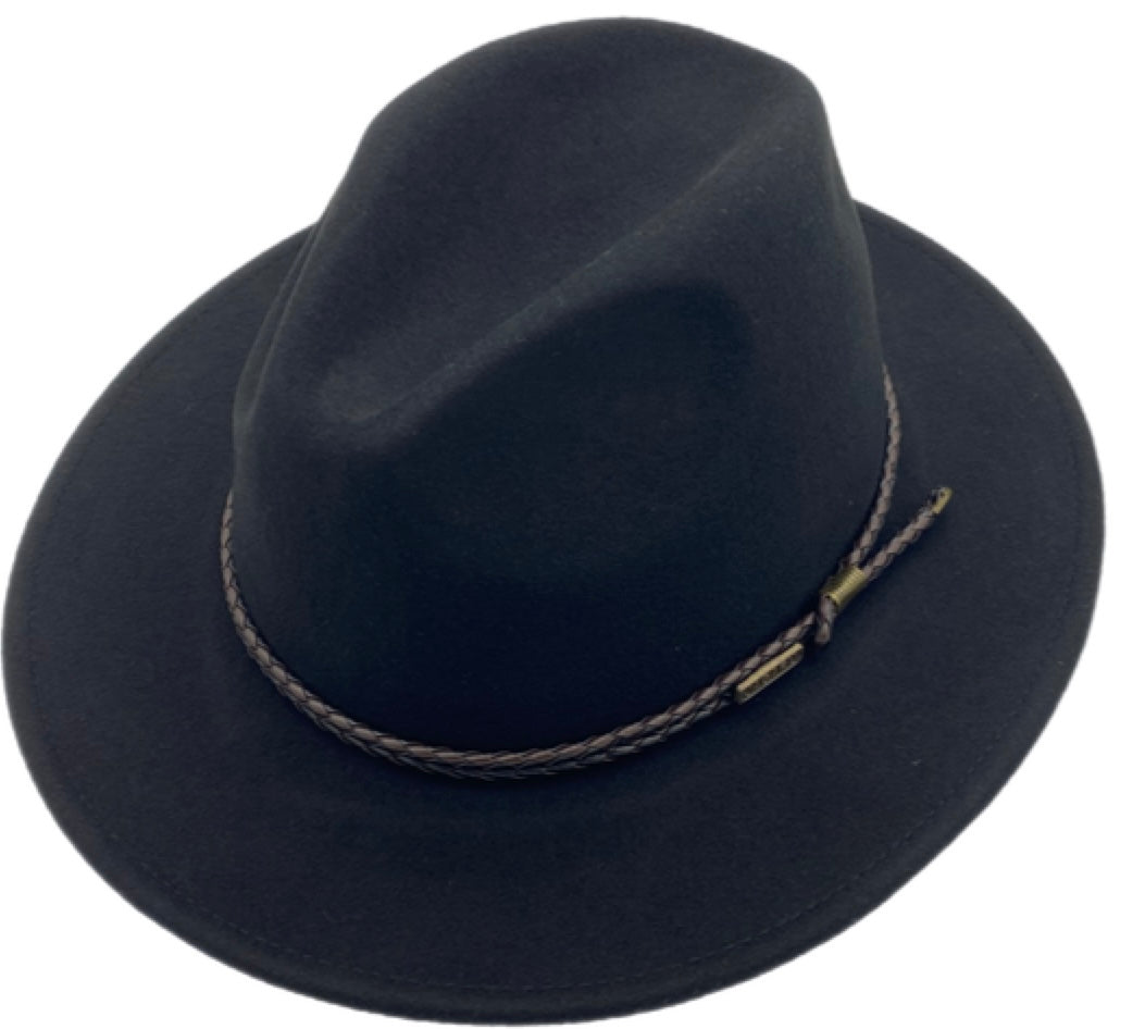 Navy Jacaru 1847 Outback Fedora
