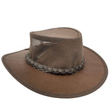 Jacaru 130 Roo Koolaroo foldable mesh leather sun hat travel