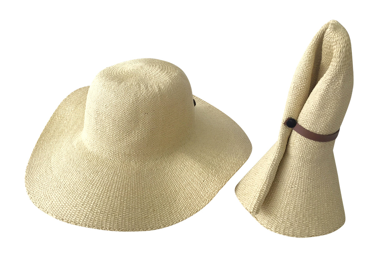 ivory Jacaru 1853 Roll Up Hat