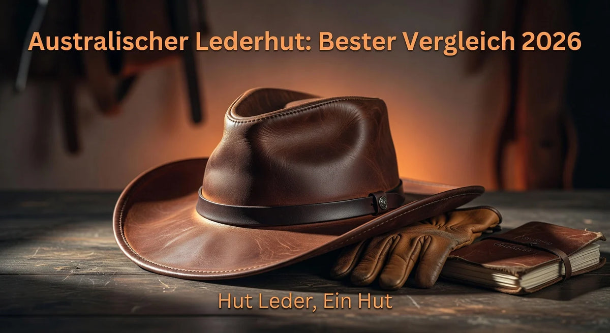 Professional header image for comparison analysis: Australischer Lederhut: Bester Vergleich 2026