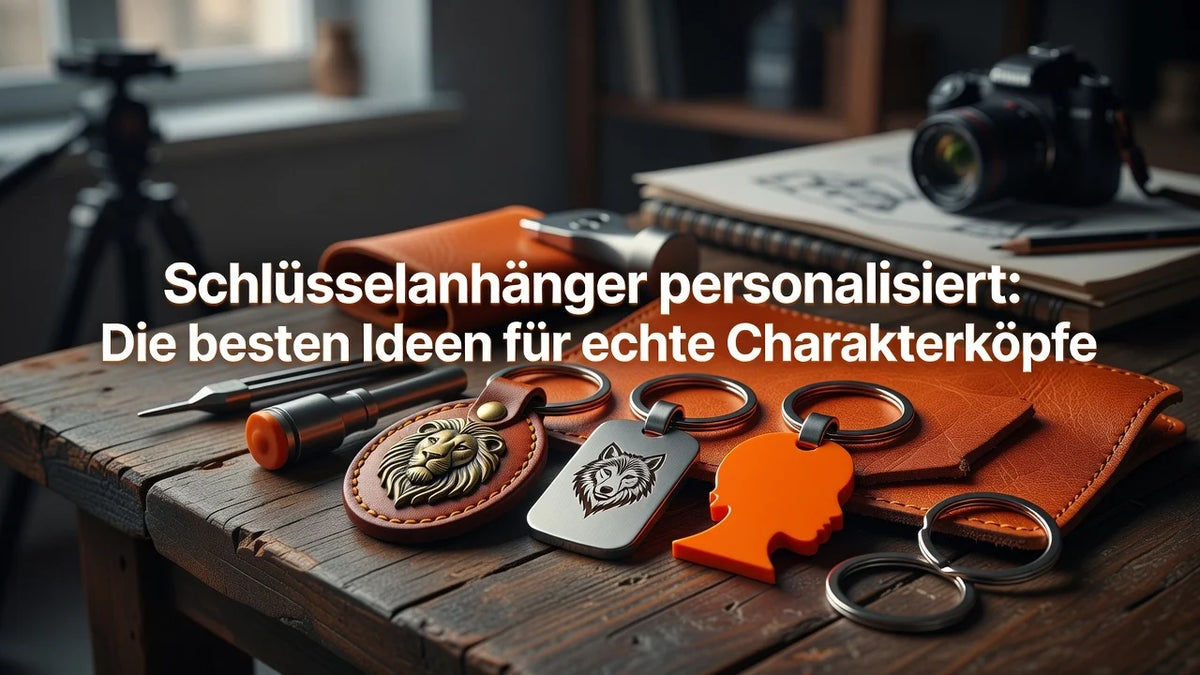 Professional header image for list-based article: Schlüsselanhänger personalisiert: Die besten Ideen für ec...