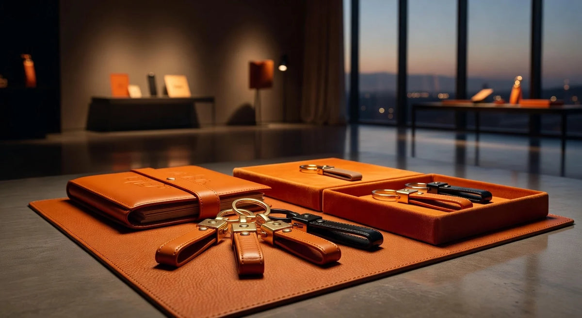 Professional header image for list-based article: Luxury Keychain Brands Redefining 2026 Style
