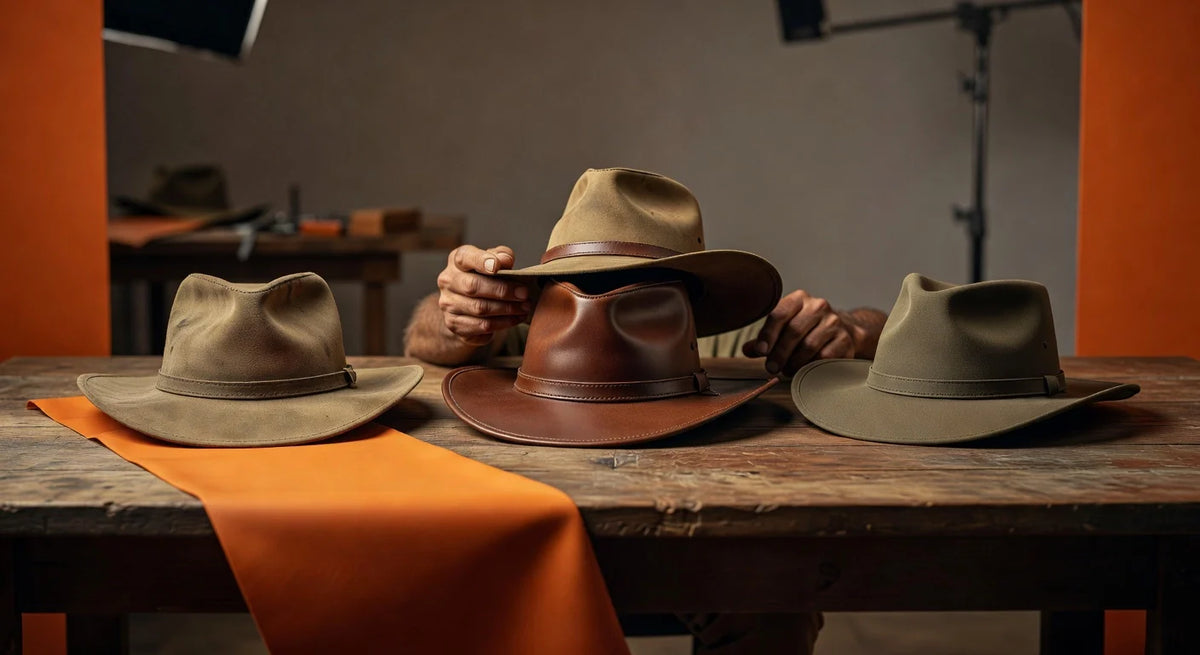 Professional header image for comparison analysis: Crocodile Dundee Hat Replicas Compared 2026