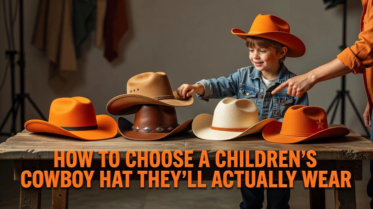 Professional header image for list-based article: How to Choose a Children's Cowboy Hat They'll Actually Wear