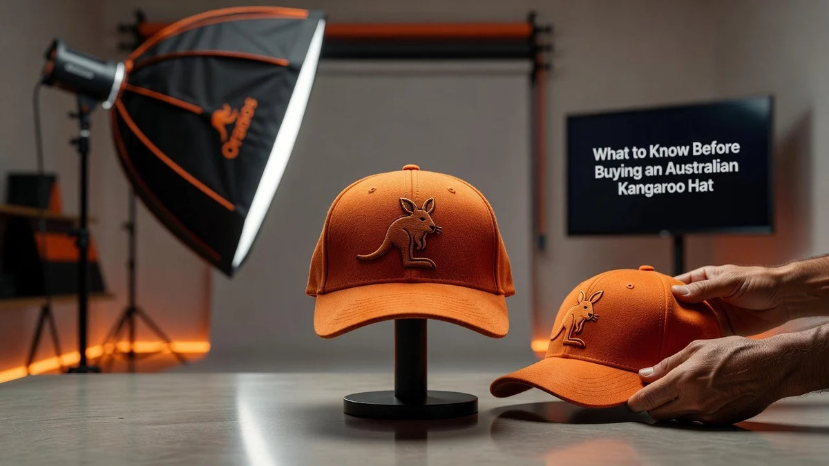 Professional header image for list-based article: What to Know Before Buying an Australian Kangaroo Hat