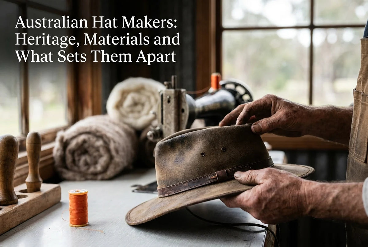 Professional header image for list-based article: Australian Hat Makers: Heritage, Materials and What Sets ...