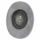 Gray hat with Jacaru Australia branding on a white background