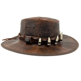 Jacaru with Croc Teeth Outback Cane Toad Hat