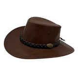 Jacaru 1018 Kangaroo Bushranger Hat Chestnut Brown
