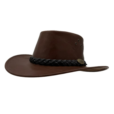 Jacaru 1018 Kangaroo Bushranger Hat Chestnut Brown