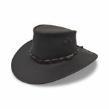 Jacaru Brown Crackerjack Croc Hat