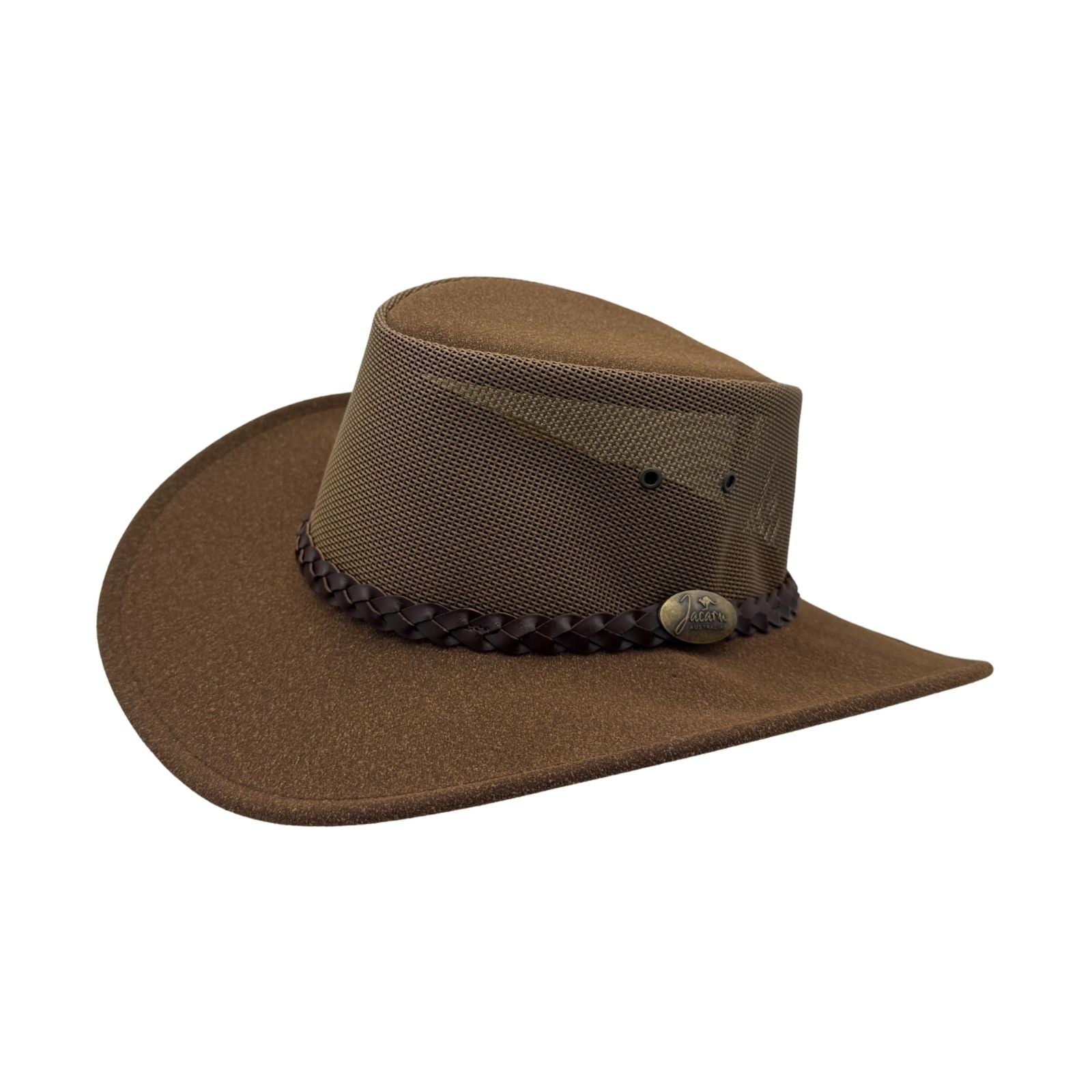 A brown Jacaru 1066 Rizon Soft Hat