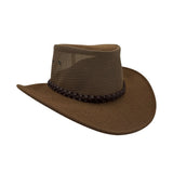 A brown Jacaru 1066 Rizon Soft Hat