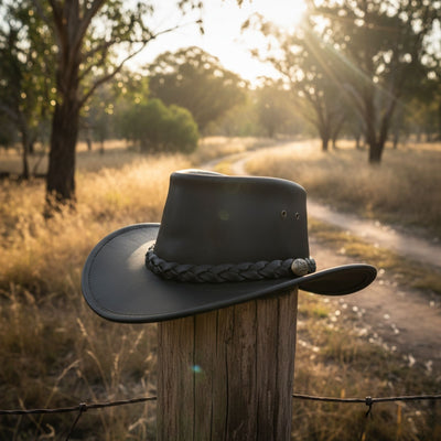 Jacaru 1069 Buffalo Leather Hat