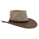 Jacaru Mushroom Safari Hat with mesh crown on a white background