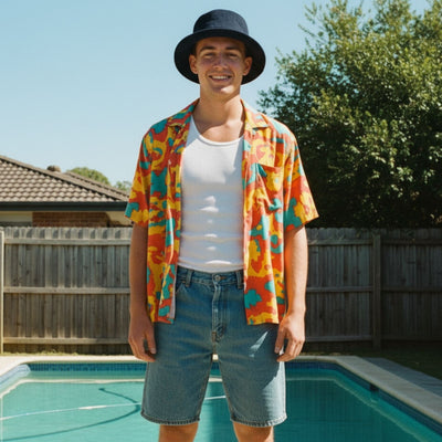 Jacaru 1507 Knitted Bucket Hat with Small Brim