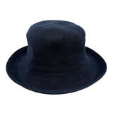 navy Jacaru 1507 Knitted Bucket Hat with Small Brim