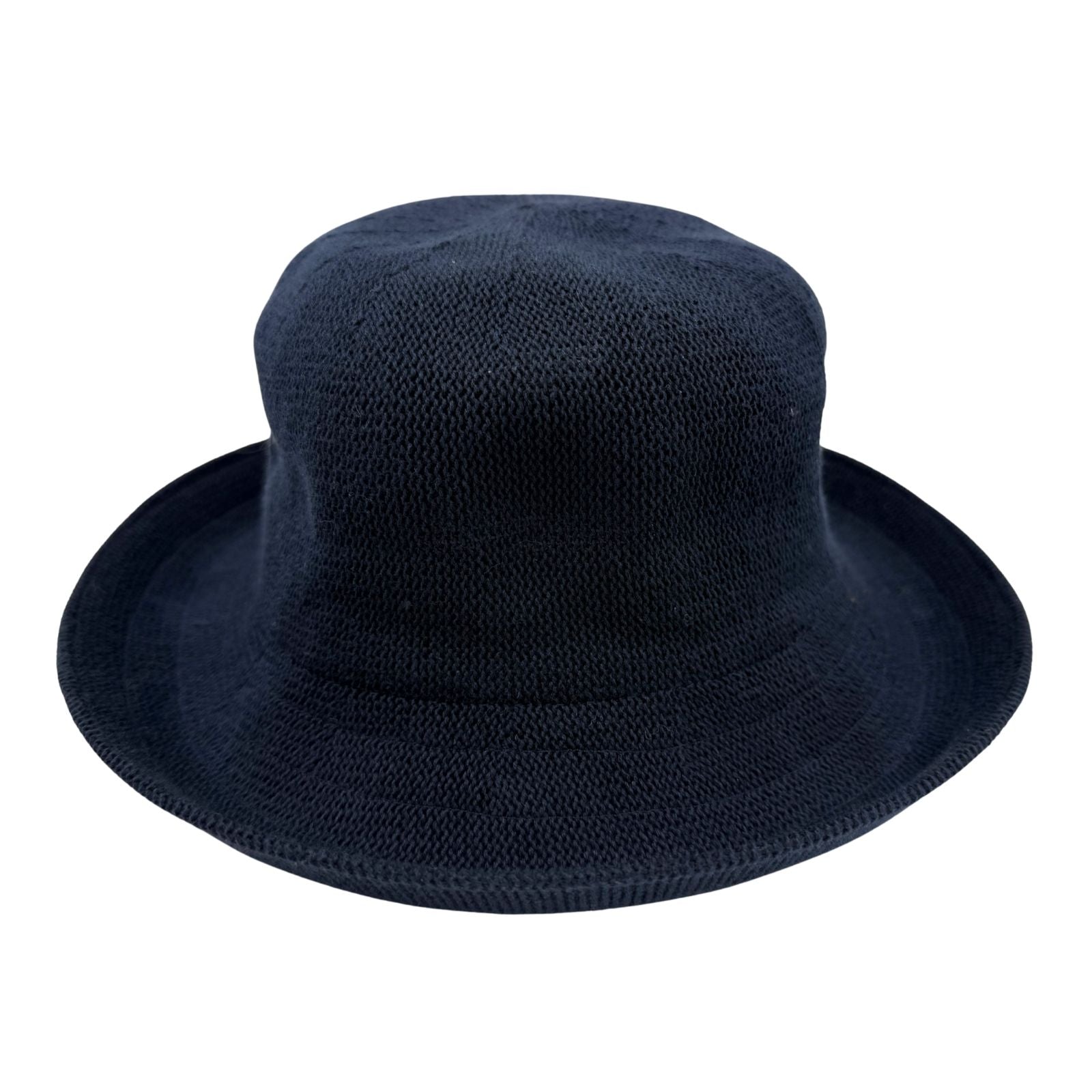 navy Jacaru 1507 Knitted Bucket Hat with Small Brim