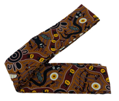 Jacaru 1674 Cotton Scarf Bush Tucker (Aboriginal design)