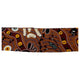 Jacaru Bush Tucker scarf displayed on surface
