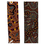 Jacaru Bush Tucker scarves displayed together