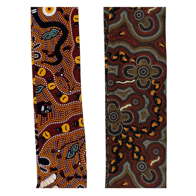 Jacaru 1675 Cotton Scarf Walkabout (Aboriginal design)