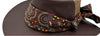 Jacaru Walkabout scarf tied around hat