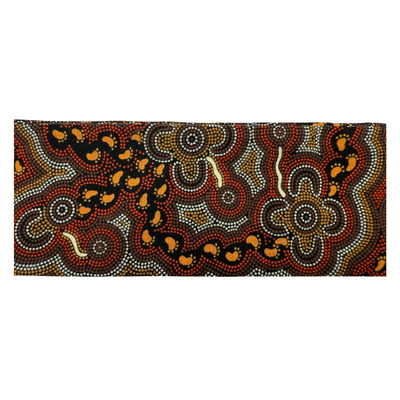 Jacaru 1675 Cotton Scarf Walkabout (Aboriginal design)