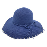 Navy Jacaru 1763 Round Pearls Hat