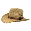 Jacaru 1818H Straw Cowboy Hat with small Shells