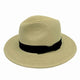 A sand color Jacaru 1880 Panama Hat Natural