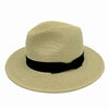 Jacaru 1880 Panama Hat Natural with black ribbon