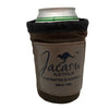 Jacaru 5068 can cooler with wool lining and leather trim