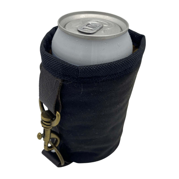 Jacaru 5069 can cooler holder with durable oilskin finish