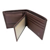 Jacaru 5786 Kangaroo Leather Flap Wallet Men's